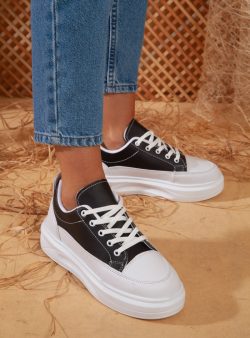 Spor Ayakkabı Ayakkabı Havuzu Beyaz / Siyah