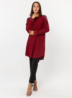 Tunik Nurkombin Bordo