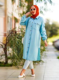 Tunik Por La Cara Turkuaz