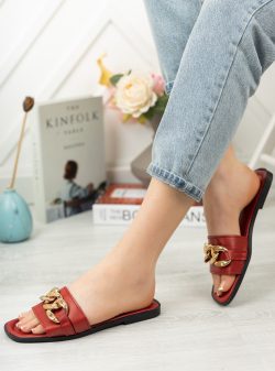 Terlik Ayakkabı Havuzu Kırmızı