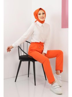 Pantolon Tesettür Dünyası Turuncu