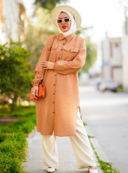 Tunik Por La Cara Vizon / Turuncu