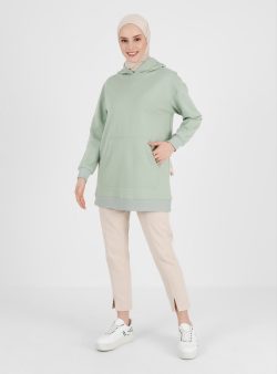 Sweatshirt Refka Açık çağla / Mint Yeşili
