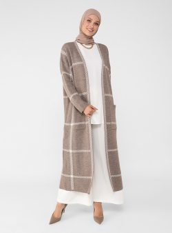 Triko Hırka Refka Bej / Vizon