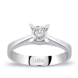 0.25 Karat Pırlanta Tektaş Yüzük