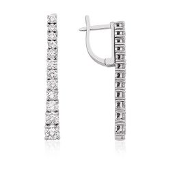 1.84 Karat Pırlanta Fantezi Küpe