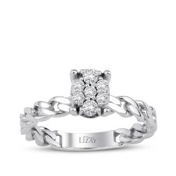 0.25 Karat Pırlanta Tektaş Yüzük