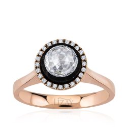 0.48 Karat Pırlantalı Elmas Tektaş Fantezi Yüzük