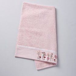 Linens Viola Yüz Havlusu 50×85 Cm Pudra Pudra