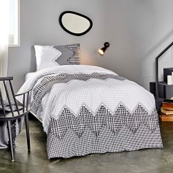 Joan Tek Kişilik Nevresim Takimi Gri