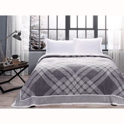 Taç Serena Çift Kişilik Battaniye Gri