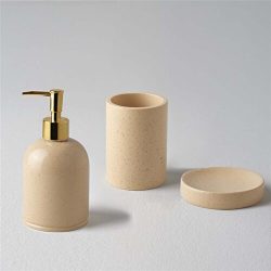 Linens Fancy 3’Lü Banyo Seti Bej