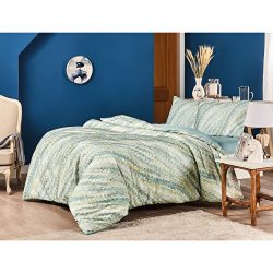 Parley Saten Tek Kişilik Nevresim Takimi Turkuaz