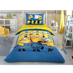 Taç Minions Perfect Tek Kişilik Nevresim Takimi Çok Renkli
