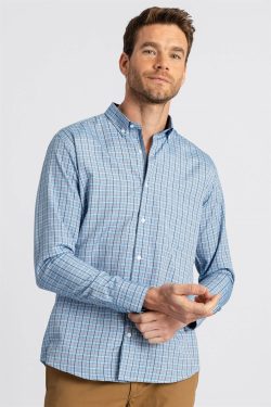 Klasik Fit Rahat Kesim Kareli Erkek Gömlek