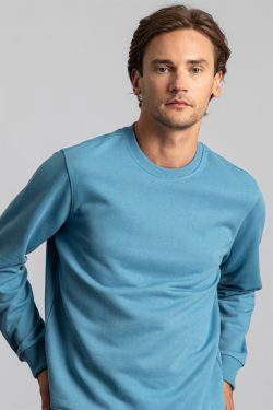 Bisiklet Yaka Basıc Unisex Sweatshirt