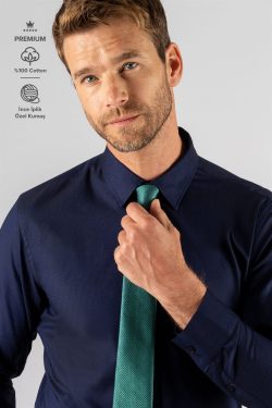 Slim Fit Premium Seri 0 Cotton Erkek Gömlek