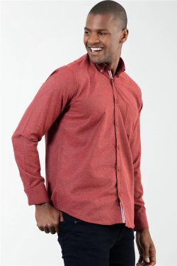 Klasik Fit Rahat Kesim Armürlü Oduncu Erkek Gömlek