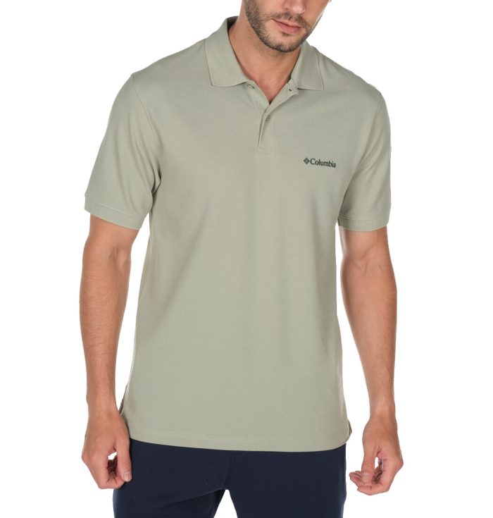 M Cascade Range Solid Polo II Erkek Kısa Kollu Polo T-Shirt Yeşil