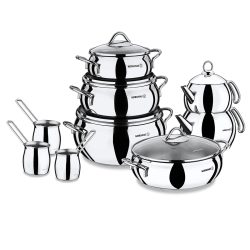 Korkmaz Tombik 15 Parça Çelik Çeyiz Seti