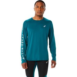 Asics KATAKANA LS TOP Erkek Mavi Tshirt 2011A818-308