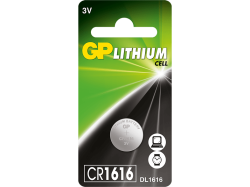 GP GP CR1616 Lityum Düğme Pil Tekli Kart