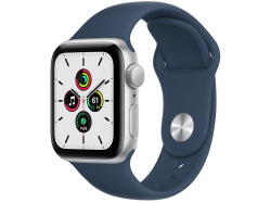 APPLE Watch Series SE 1.Nesil GPS, 40mm Gümüş Rengi Alüminyum Kasa ve Spor Kordon