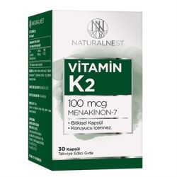 NaturalNest Vitamin K2 100 Mcg 30 Kapsül