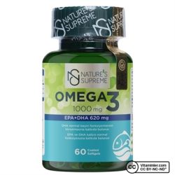 Nature’s Supreme Omega 3 1000 Mg 60 Kapsül