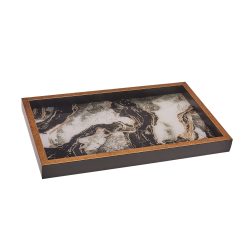 Karaca Home Moroccan Marble Tepsi 40×25 cm