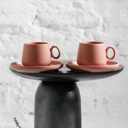 Karaca Toko Bronz 2 Kişilik Kahve Fincanı Takımı