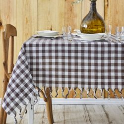 Sarah Anderson Kare Lacivert Piknik Masa Örtüsü 140×140 cm