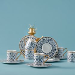 Karaca Delft Blue 6 Kişilik Kahve Fincanı Takımı