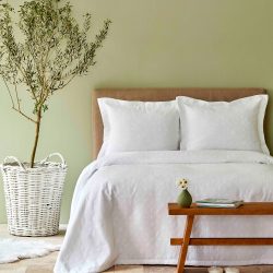 Karaca Home Back To Basic Beyaz Çift Kişilik Yatak Örtüsü