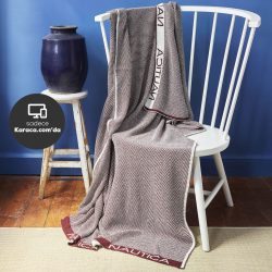 Nautica Home Zigzag Bordo Triko Throw 130x170cm