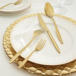 Emsan Goldinoks Yeni Mat Gold 24 Parça 6 Kişilik Çatal Kaşık Bıçak Takımı