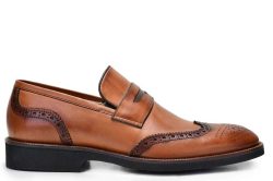 Hakiki Deri Taba Loafer Günlük Erkek Ayakkabı -8545-