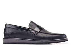 Siyah Günlük Loafer Erkek Ayakkabı -12586-