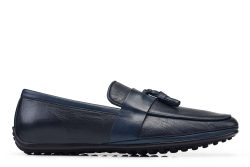 Lacivert Günlük Loafer Erkek Ayakkabı -12629-