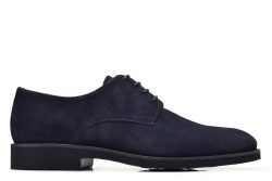 Lacivert Günlük Bağcıklı Erkek Ayakkabı -12653-