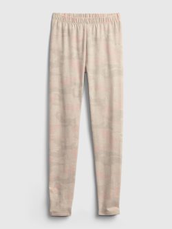 Bej Organik Pamuk Legging Tayt