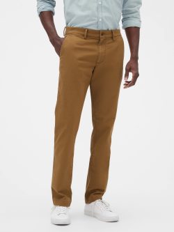 Kahverengi Slim Fit Gap Flex Khaki Pantolon