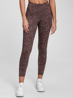 Kahverengi GapFit High Rise Power Legging Tayt