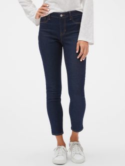 lacivert Mid Rise Cropped Favorite Legging Jean Pantolon