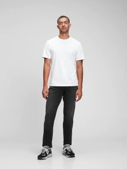 Siyah GapFlex Slim Performance Washwell™ Jean Pantolon