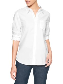 Beyaz Oxford Boyfriend Gömlek