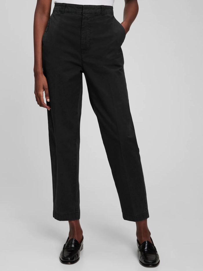 Siyah Straight Up Washwell™ Khaki Pantolon