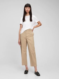 Kahverengi Straight Up Washwell Khaki Pantolon