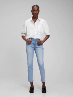 Mavi Mid Rise Girlfriend Washwell™ Jean Pantolon