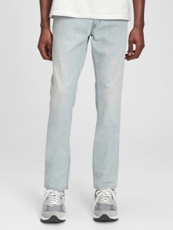 Açık Mavi Mid Rise Slim Washwell™ Jean Pantolon
